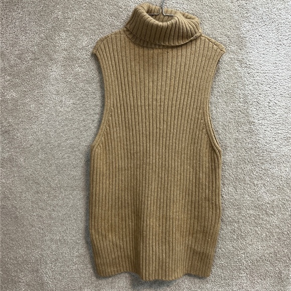 H&M Tan Ribbed Mini Dress - Picture 3 of 10
